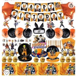 Anime birthday party set